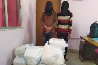 two hemp smugglers arrested in gumla