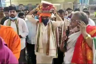 ttd chairman visit shingarakonda temple