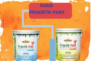 khadi prakritik paint, india's first cow dunk paint