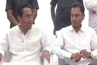 Former CM Kamal Nath and MP Nakulnath