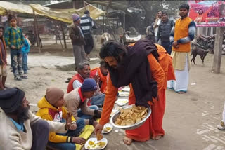 माँ बराही देवी मंदिर में अन्न क्षेत्र लंग्गर की हुई शुरुआत