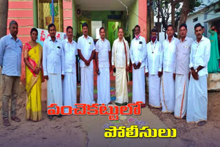 police-in-traditional-dressing-in kadapa