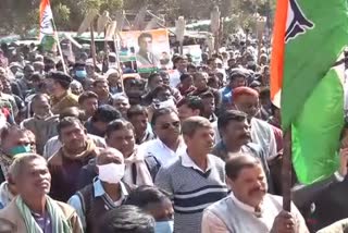 congress organized farmers rights day program in ranchi