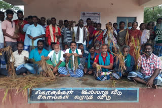 trichy farmers protest, farmers protest in trichy, திருச்சி விவசாயிகள் போராட்டம், விவசாயிகள் போராட்டம்