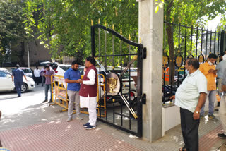 Bengaluru: Nirani's first visit to BJP state office after taking oath