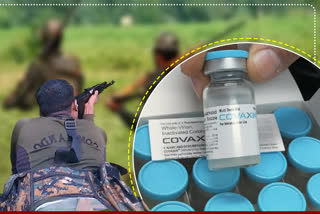 corona vaccination with security in naxal infested bastar
