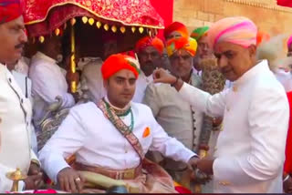 Chaitanya Raj Singh Bhati takes oath as 44th Jaisalmer king