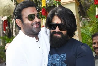 prabhas SALAAR movie launch pictures