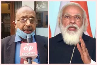 bjp leader vijay goel called pm modi as devdoot