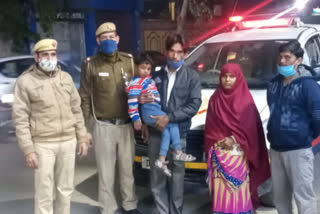 PCR unit introduced 4-year-old lost girl to her mother