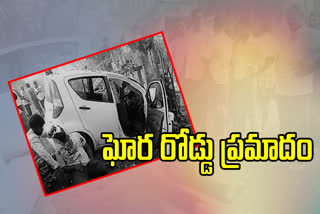 A man died in road accident in p.gannavaram