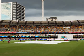 IND vs AUS: Rain delays start of play in post-tea session on second day