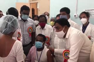 minister-errabelli-dayakar-rao-launched-covid-vaccination-program-at-mgm-hospital-in-warangal