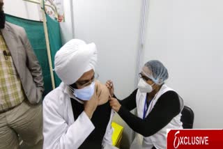 Vaccination started in Burari Hospital in Delhi