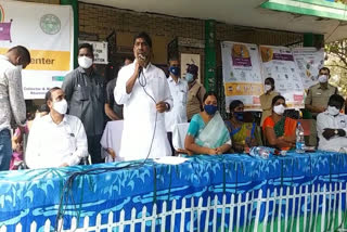 clp ledaer batti vikramarka started covid vaccination programe in khammam district
