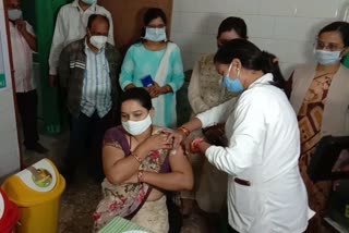 corona vaccination in durg