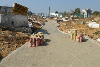 Construction work on the cemetery continues