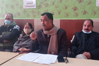 BJP held press conference in nahan regarding Urban body elections