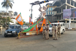 amit shah Arrival in Belgaum tomorrow Security news