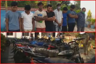 ASIKA POLICE ARREST 9 BIKE LOOTERA IN CONNECTION WITH LOOT CASE