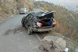 Car accident in Solan, सोलन में कार हादसा