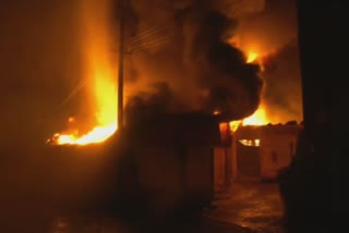 Major Fire Broke Out At Aluva Industrial Area; Two Buildings Were Swallowed Deadly