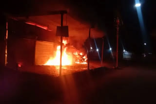 Garage fire