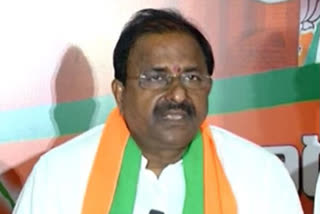 BJP state president Somu Weeraraj speaking on the issue of church assets in AP