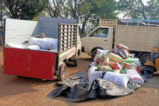 ration rice, budera police