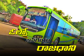 Telangana rtc changed volvo buses into Rajdhani buses to get profits