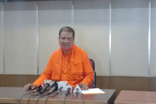 Sri Adizambawa Brihanmath Kodihalli Sri Shadakshari Muni Swamiji press meet