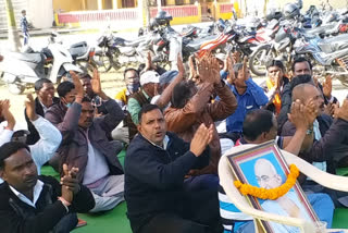 Secretary and Employment Assistant sitting on strike