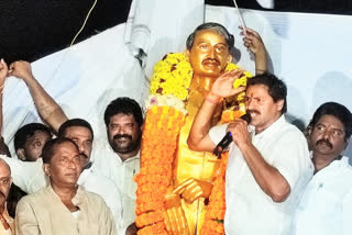 Inauguration of Vangaveeti Ranga statue