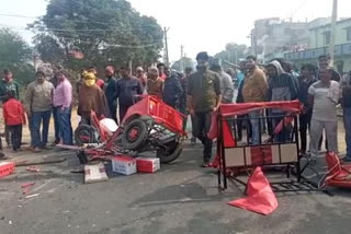 2 person died due to road accident in deoghar