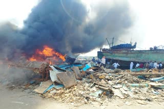 kasimedu harbour fire accident