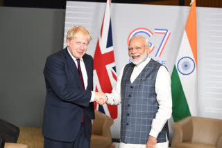 Boris Johnson invite narendra modi at g 7 summit