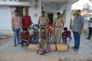 Seizure of cannabis at Ambedkar Center in Bhadrachalam