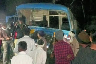 25 injured in a bus accident at Amravati