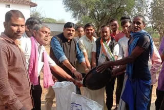 saja farmer supported to delhi farmer in bemetara