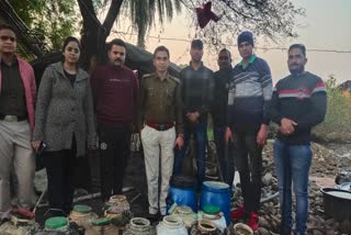 Illegal liquor seized in vidisha