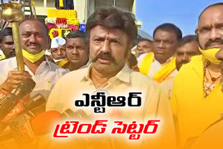 Balakrishna at the NTR 25th death anniversary