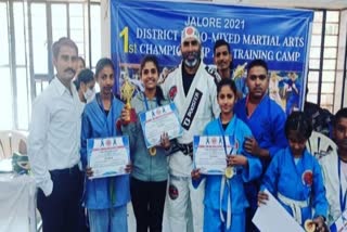 Jalore news, राजस्थान न्यूज, Kudo District Level Competition Jalore