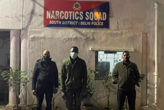 A Nigerian arrested with 530 grams of hashish in South Delhi