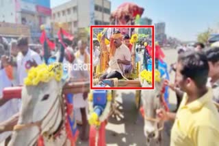 Renuka Acharya drove the cart