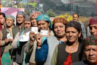 HIMACHAL WOMEN LEADS IN VOTING IN HIMACHAL