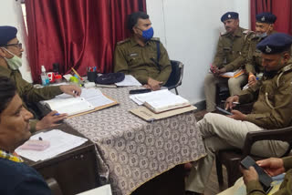 Police meeting regarding law and order in nawada