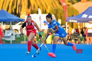 Striker Beauty Dungdung scored a hat-trick as the Indian junior women's hockey team thrashed chile