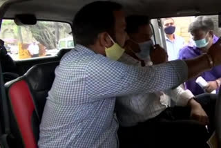 Visual of Sameer Khan being sent to 14-day judicial custody