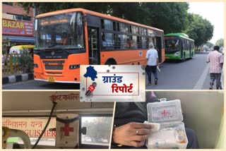 reality check of first aid box in delhi dtc buses