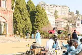 Mithun Chakraborty seen as a police officer on the second day of shooting in Mussoorie